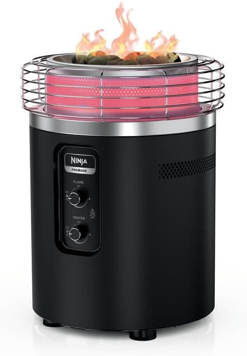 Ninja Fireside360 Outdoor Heater and Fire Pit, 3 Modes, 80,000 BTU Portable Smokeless Propane