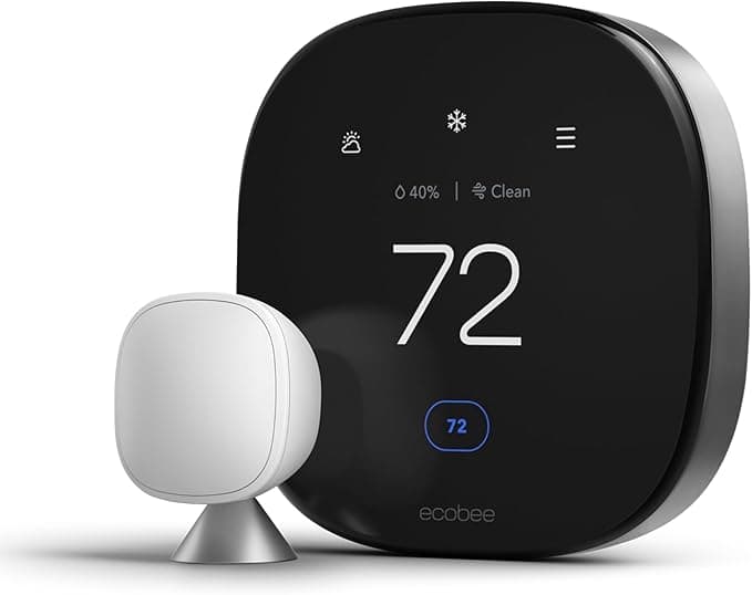 ecobee Smart Thermostat Premium with Smart Sensor and Air Quality Monitor