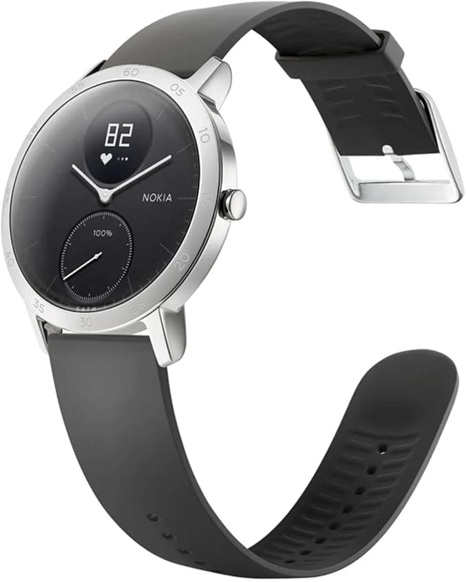 Withings Steel HR Hybrid Smartwatch with 25-Day Battery and Heart Rate Monitor