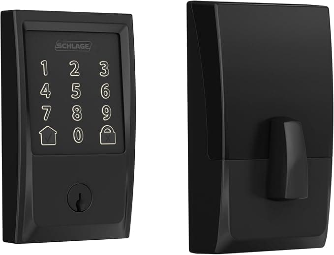 Schlage Encode Smart Wi-Fi Deadbolt Lock with Touchscreen Keypad, Keyless Front Door Entry, App Control, Alexa, Google Home and Airbnb Compatible