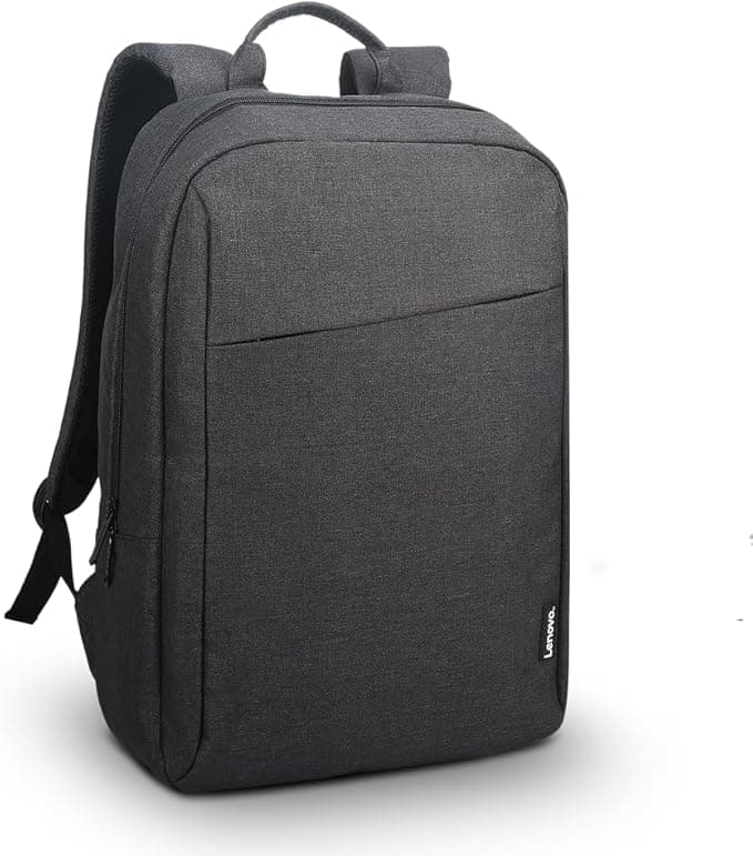 Lenovo Laptop Backpack B210, 15.6-Inch Laptop/Tablet, Durable, Water-Repellent, Lightweight, Clean Design, Sleek for Travel, Business Casual or College, GX40Q17225, Black