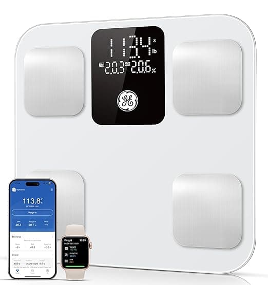 GE Smart Scale with 14 Body Composition Metrics and Bluetooth Sync