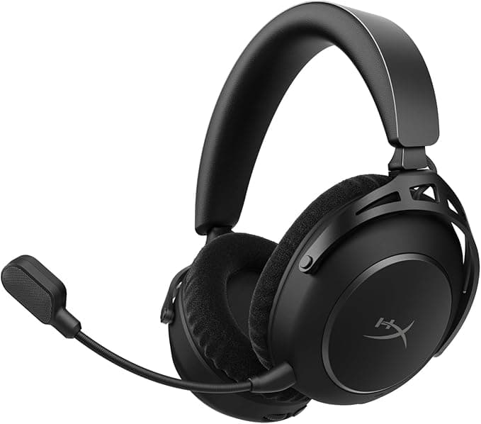 HyperX Cloud Alpha 2 Wireless Gaming Headset with 53mm Dual-Chamber Drivers, RGB Base Station, Simultaneous 2.4GHz + Bluetooth