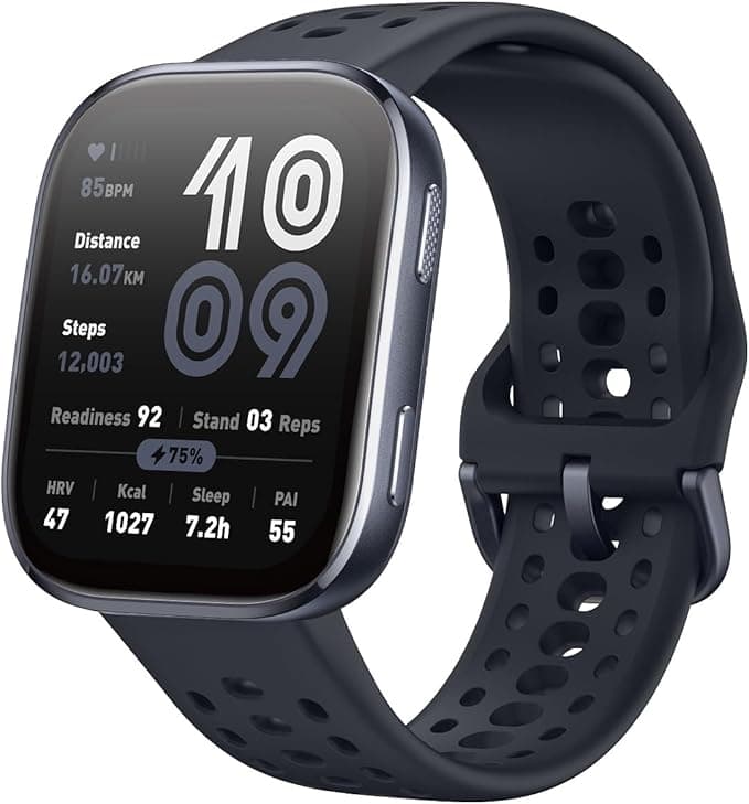 Amazfit Bip 6 Smart Watch 46mm with 14-Day Battery, 1.97" AMOLED Display, GPS
