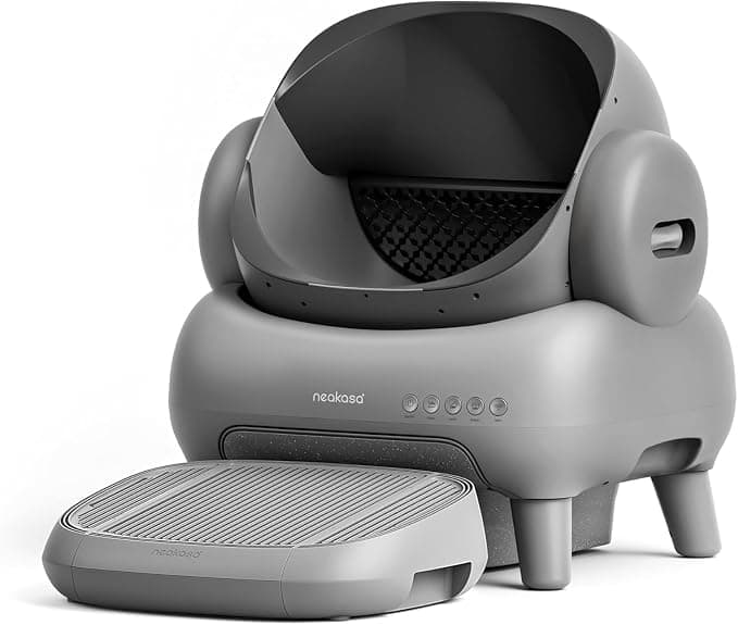 Neakasa M1 Plus Open-Top Self Cleaning Cat Litter Box with Pedal Step Stool