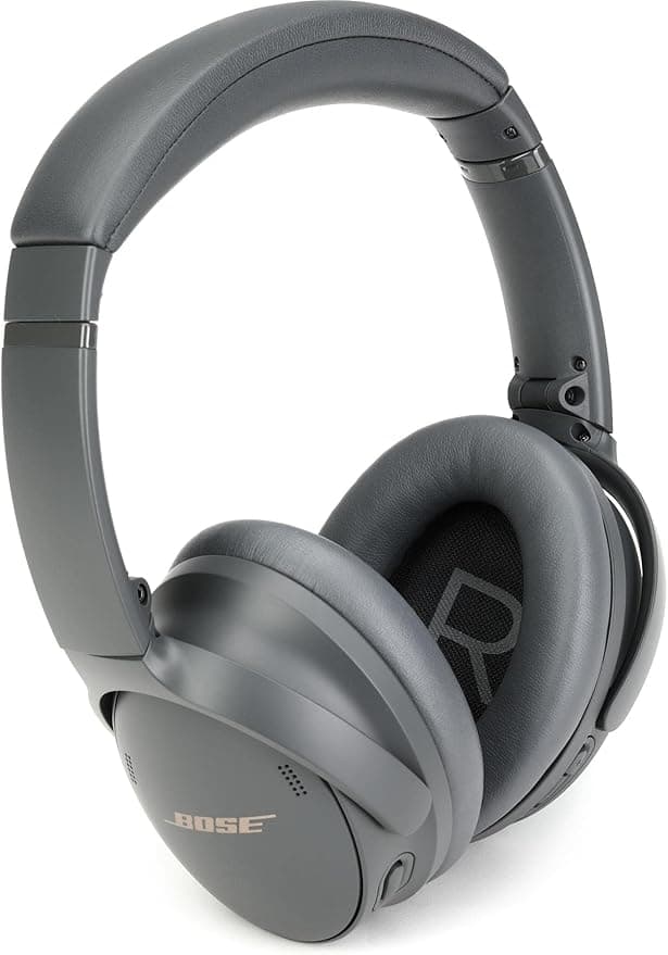 Bose QuietComfort 45 Wireless Bluetooth Noise Cancelling Headphones, Over-Ear Headphones with Microphone, Personalized Noise Cancellation