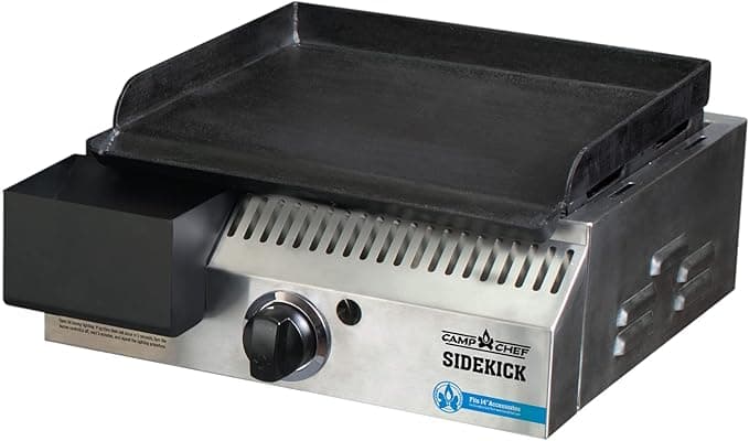 Camp Chef Sidekick Flat Top Griddle Accessory for 14-Inch Camp Chef Cooking Systems