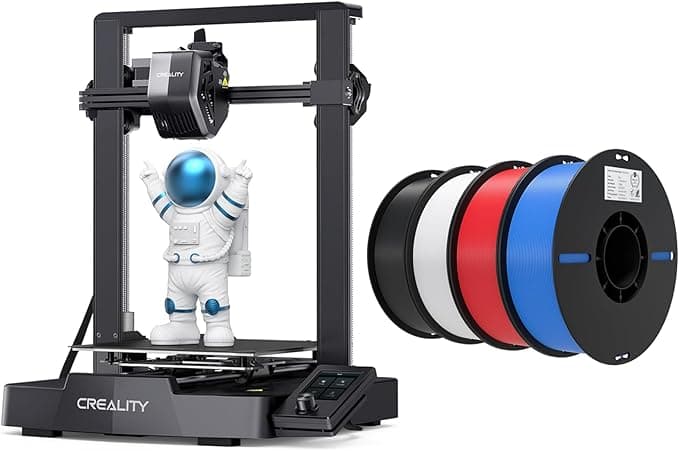Creality Ender 3 V3 SE 3D Printer Bundle with 4-Pack PLA Filament