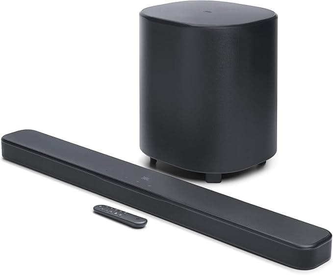 JBL Bar 500MK2-5.1 Channel Soundbar with Dolby Atmos, MultiBeam 3.0, 750W with 10" Wireless Sub