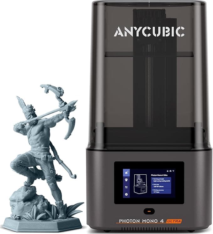 ANYCUBIC Photon Mono 4 Ultra 10K Resin 3D Printer with COB Light Source and 7" HD Mono Screen