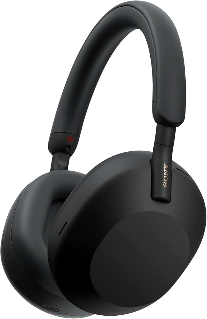 Sony WH-1000XM5 Premium Noise Canceling Headphones, Auto NC Optimizer, 30-Hour Battery, Alexa Voice Control