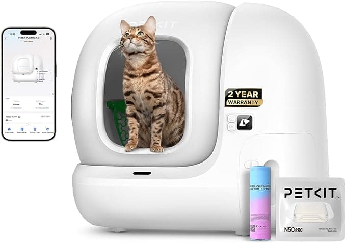 PETKIT PuraMax 2 Odor Free Automatic Cat Litter Box with 2-Year Coverage