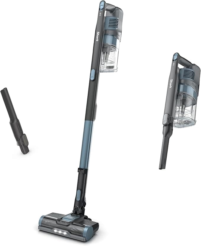Shark Pet Cordless Stick Vacuum, XL Dust Cup, LED Headlights, Removable Handheld Vac, Crevice Tool, Portable Vacuum for Pet Hair, Carpet & Hard Floors, 40-Min Runtime, IX141AMZ