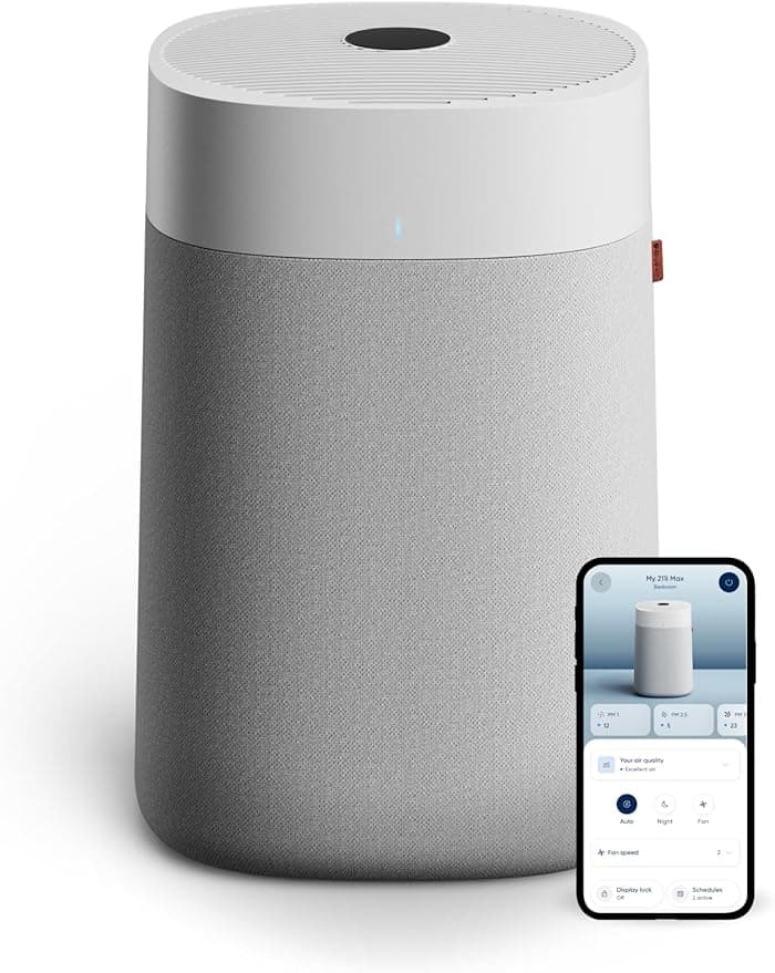BLUEAIR Blue Pure 211i Max, HEPASilent Smart Air Purifier for Large Rooms 3048 Sq Ft, Pets, Allergies, Dust, Smoke