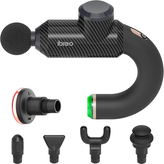 ibreo Surge Pro Deep Tissue Massage Gun with Heat