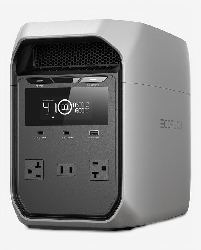 EF ECOFLOW Portable Power Station Delta 3 Classic, 1024Wh 1800W AC