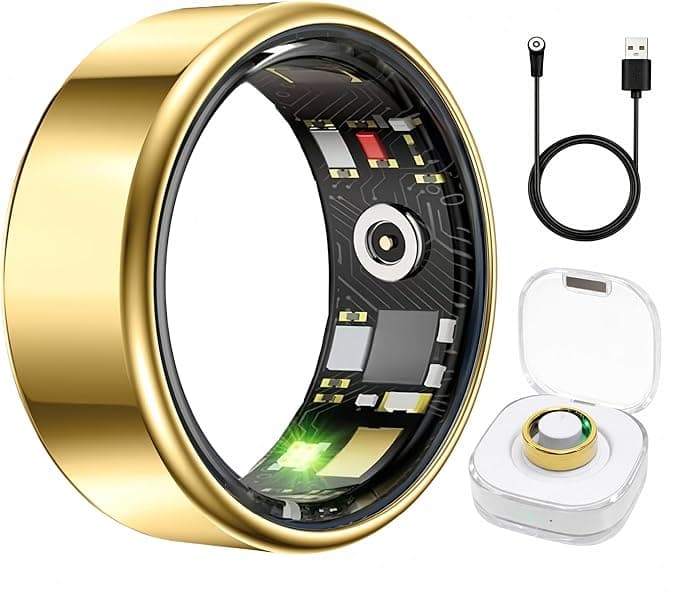 Aoyool Smart Ring with 5.0 Sensors, Family Care Mode, and No-Subscription App