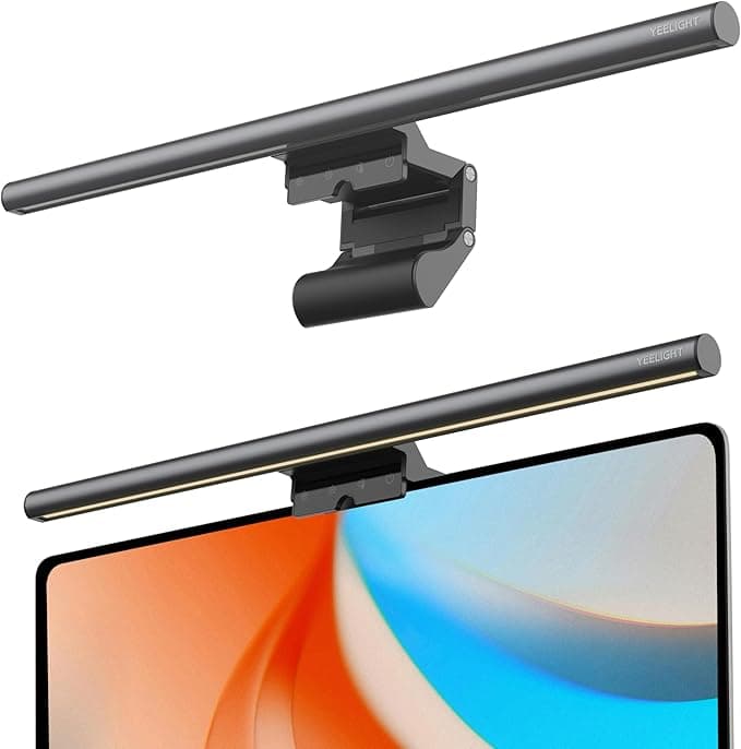 YEELIGHT Monitor Light Bar - Full-Metal Body, Stepless Dimming, Flat and Curved Monitor Compatible