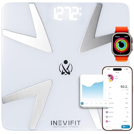 INEVIFIT SMART Body Fat Scale with 8 Body Composition Metrics - 5-Year Warranty