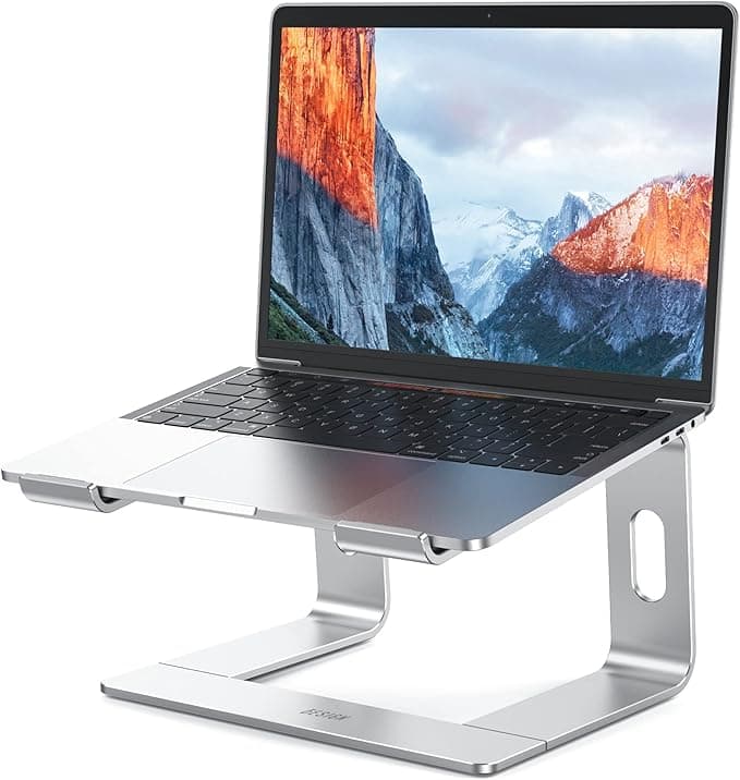BESIGN LS03 Aluminum Laptop Stand, Ergonomic Detachable Computer Stand, Notebook Riser, 10-15.6 inch Compatible