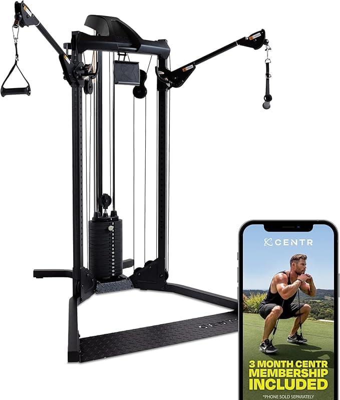 Centr 1 Home Gym Functional Trainer - Compact Cable Machine with 160 lb Weight Stack
