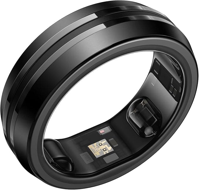 RENPHO Lynx Smart Ring with 7-Day Battery, Charging Case, and Subscription-Free App