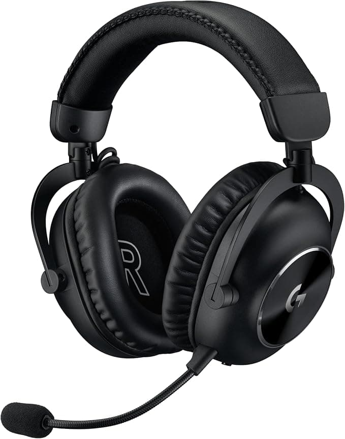 Logitech G PRO X 2 Lightspeed Wireless Gaming Headset — 50mm Graphene Drivers, DTS:X Headphone 2.0 7.1 Surround, Blue VO!CE Mic