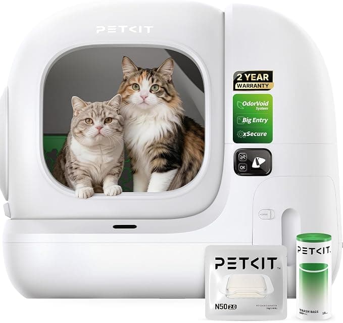 PETKIT Purobot Max 3 Odor Free & Leak Control Self-Cleaning Cat Litter Box