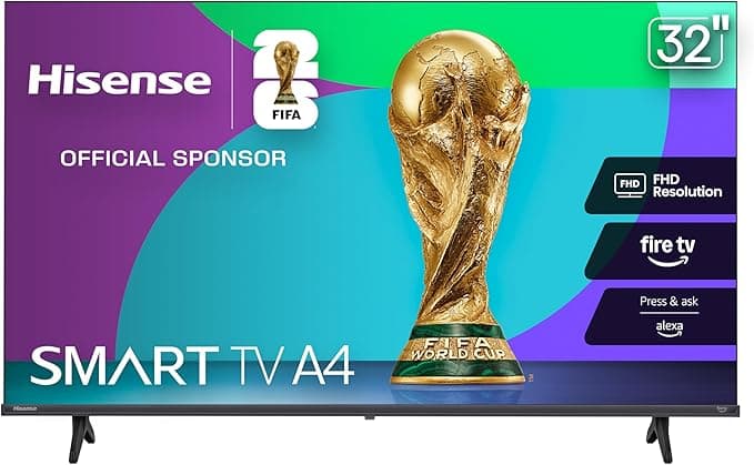 Hisense 32" Class A4 Series FHD 1080p Smart Fire TV (32A4NF, 2025 Model) with DTS Virtual:X