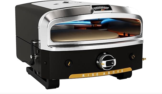 HALO Versa 16 Pizza Oven with 16" Motorized Rotating Stone and Dual Burner System