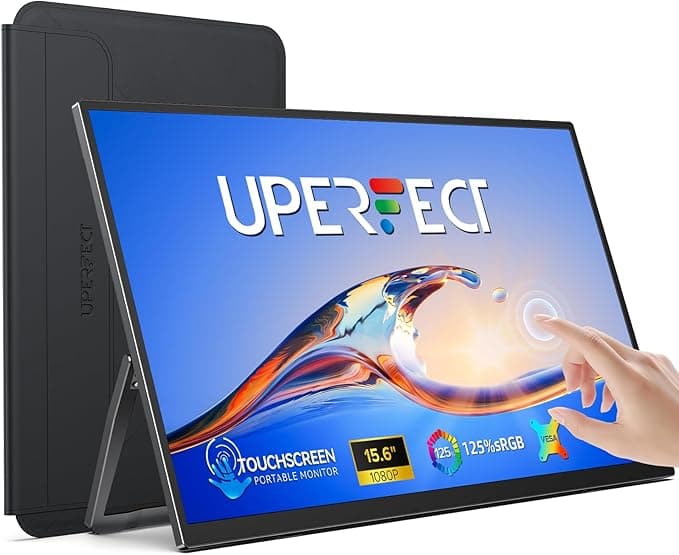UPERFECT 15.6" Touchscreen Portable Monitor 1080P IPS Matte Screen