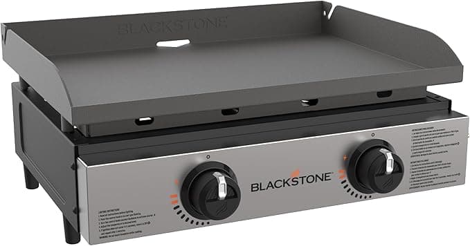 Blackstone 1666 22" Tabletop Griddle with Stainless Steel Faceplate