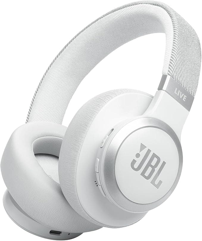JBL Live 770NC - Wireless Over-Ear Headphones with True Adaptive Noise Cancelling with Smart Ambient, 65 Hours of Battery Life