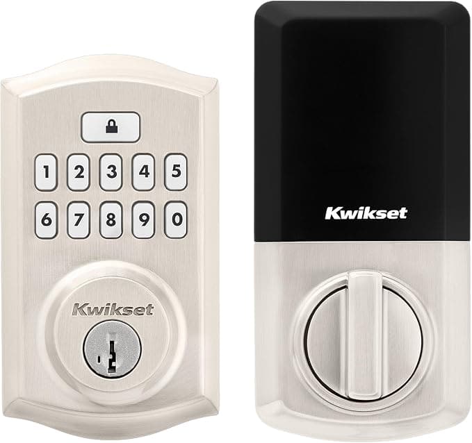 Kwikset SmartCode 260 Keyless Entry Electronic Keypad Deadbolt Door Lock with Auto-Lock, Custom User Codes, Advanced Security