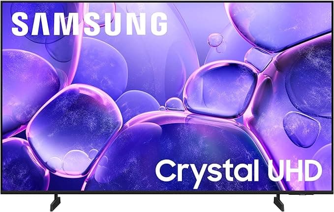 Samsung 55" Crystal UHD U8000F 4K Smart TV (2025 Model) — Vision AI, MetalStream Design, Knox Security