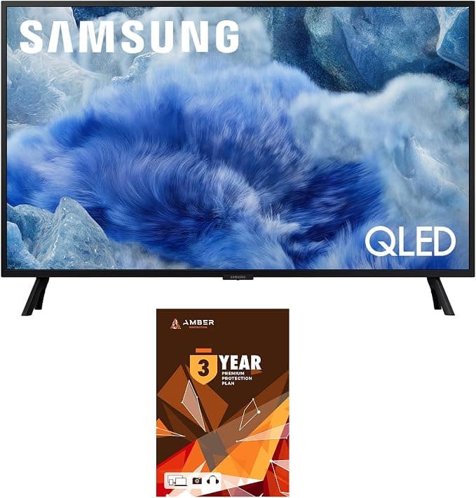 Samsung 32" QLED Q8F 4K Vision AI Smart TV (2025) with 3-Year Amber Protection Plan