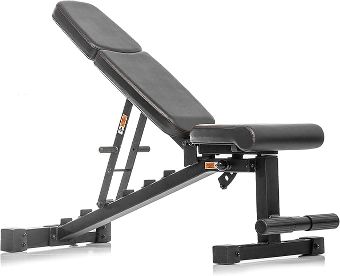 XMark Adjustable Weight Bench, 1500 lb Weight Capacity, Strength Training Bench for Commercial or Home Use