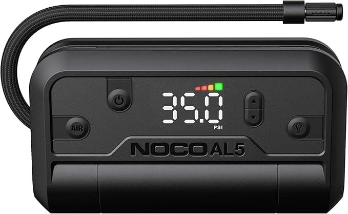 NOCO Air AL5: Cordless Tire Inflator - Portable Rechargeable Air Compressor with USB-C - 17 LPM Inflates 0-40 PSI in 7 Minutes