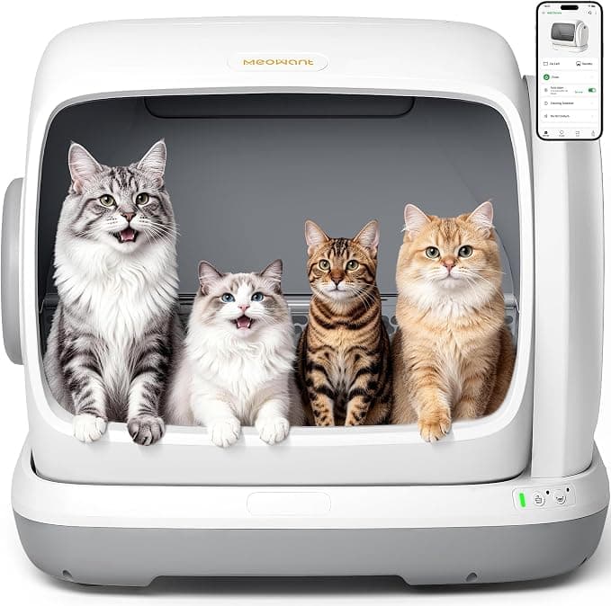 Meowant SC09 Large Space Automatic Litter Box for Multiple Cats