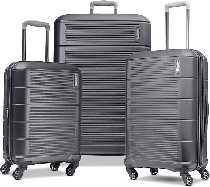 American Tourister Stratum 2.0 Expandable Hardside Luggage with Spinner Wheels, 3-Piece Set (20/24/28)