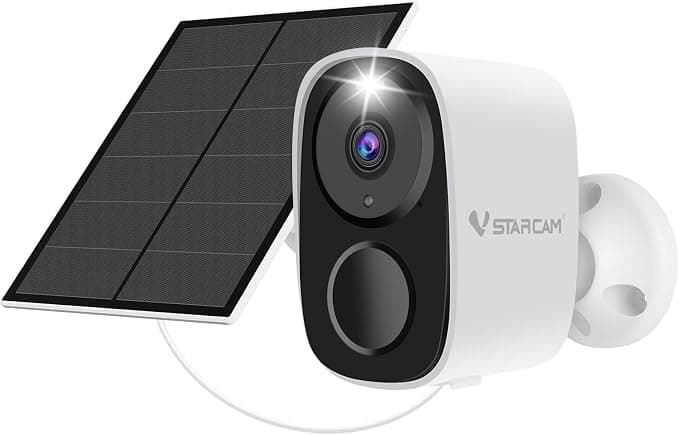 VSTARCAM 2K Solar Security Camera Wireless Outdoor, Free Cloud Storage